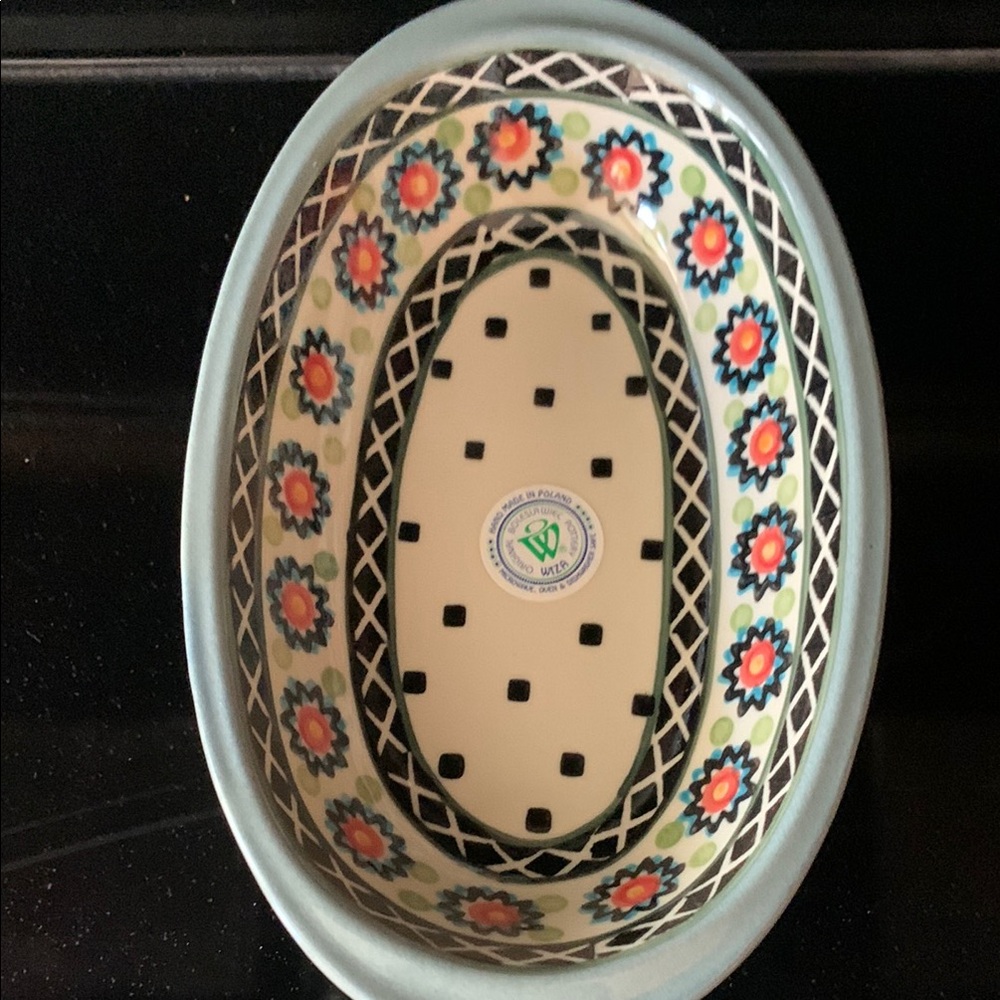 Colorful Floral Ceramic Bowl